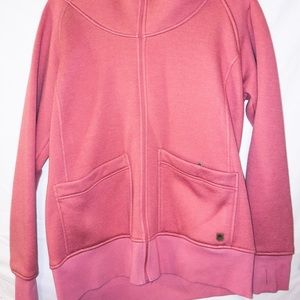 Burton zip up hoodie with thumb holes in XL